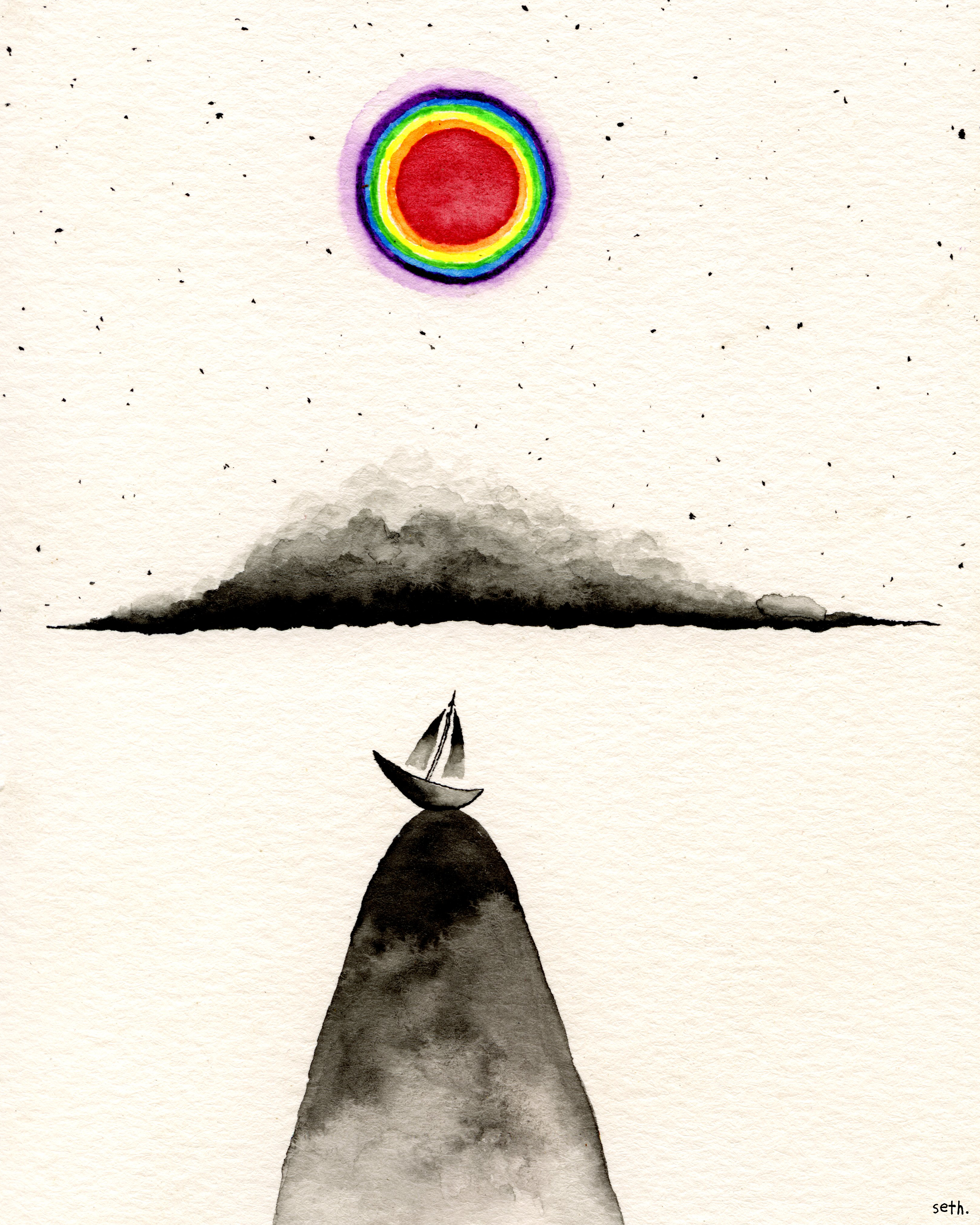 The moon is always there