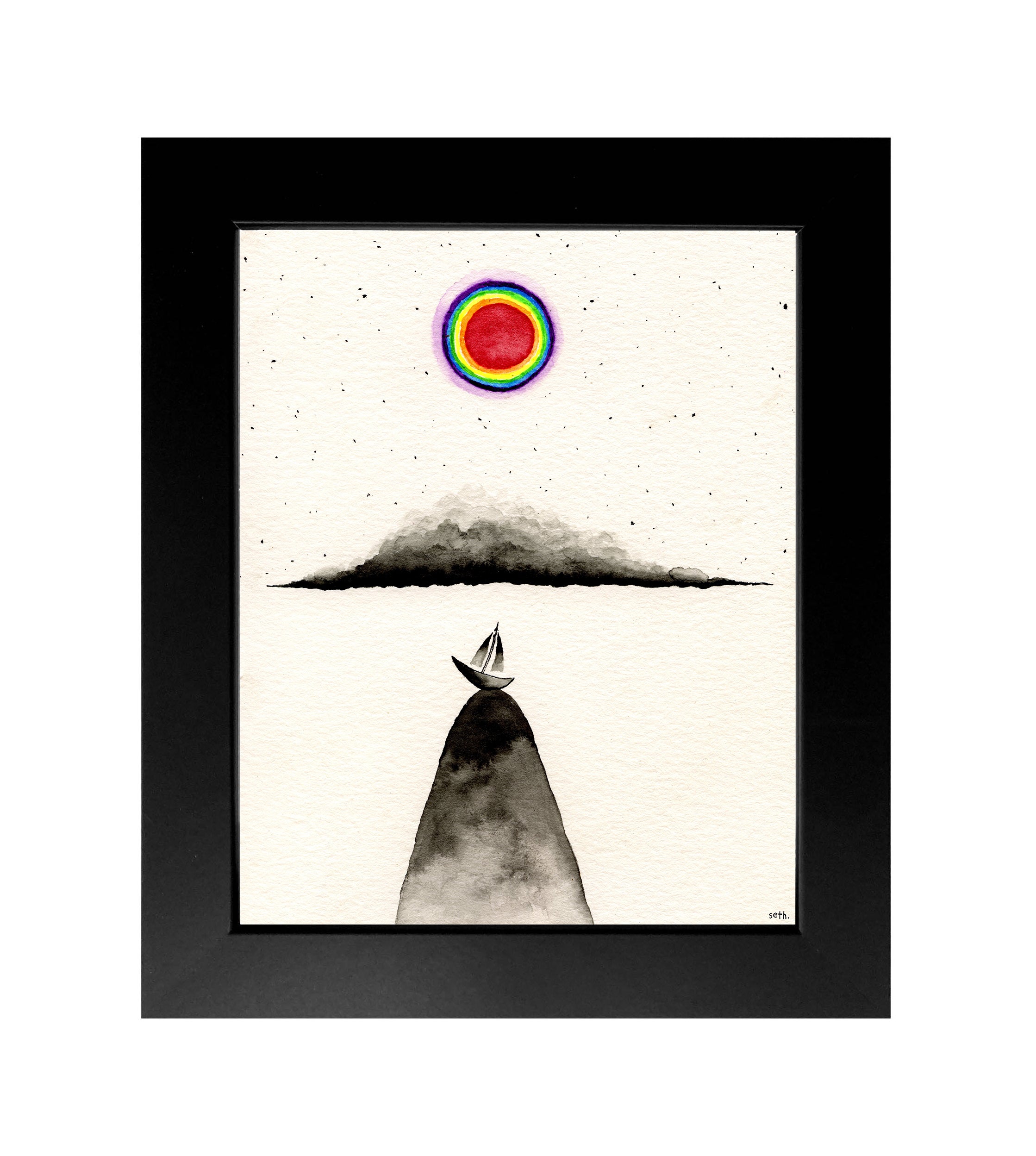 The moon is always there