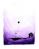 The Center of the Shadow of the Moon