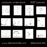 2027 Creatures of the Heart Calendar PRESALE