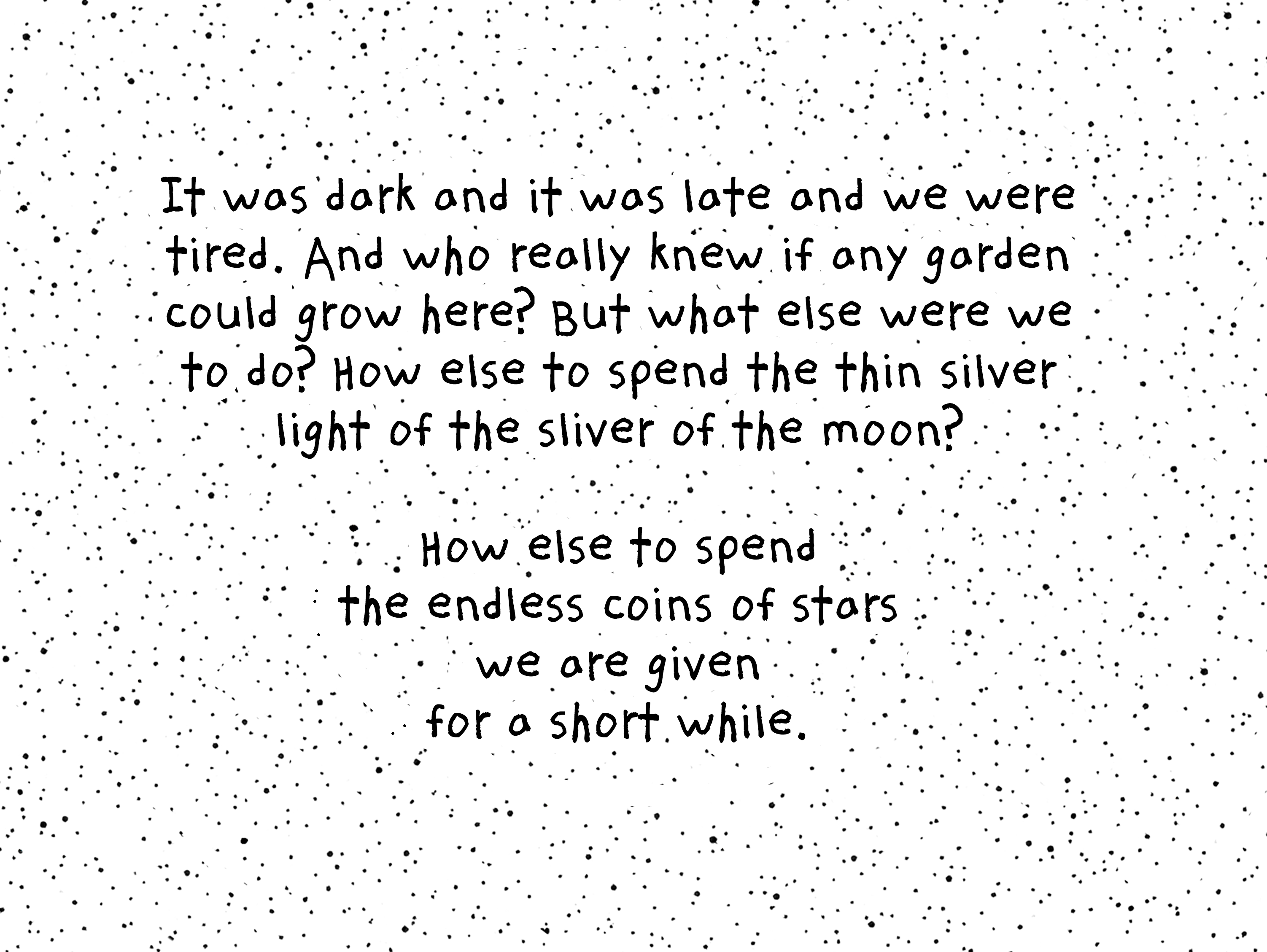 endless coins of stars.