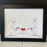 Quickly Thawing - Limited Edition - Hand embellished