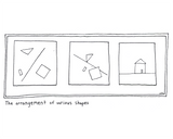 The arbitrary variations of the arrangement of shapes