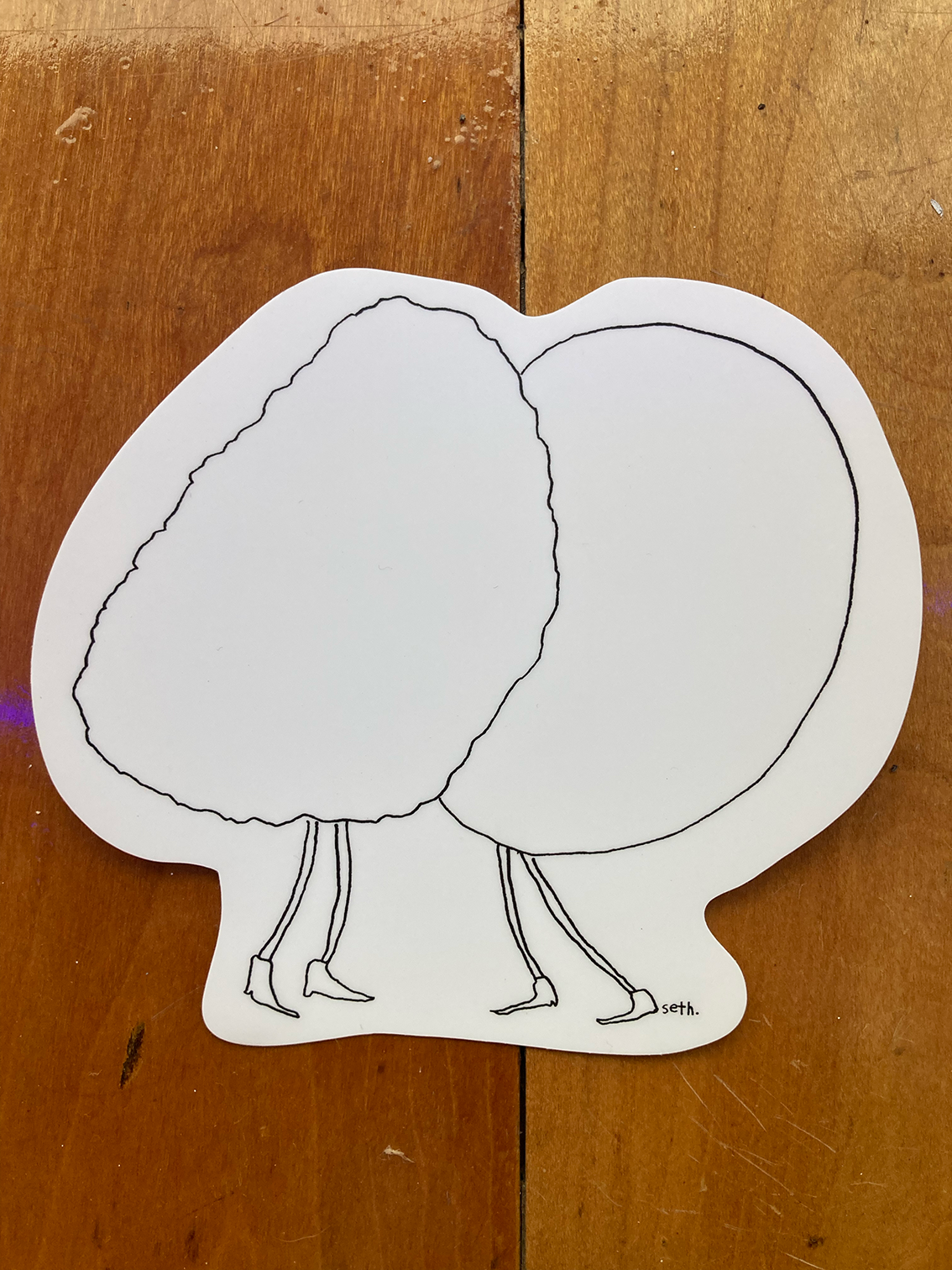 Beautiful Weirdos #9 Sticker Beautiful Weirdos #9 Sticker